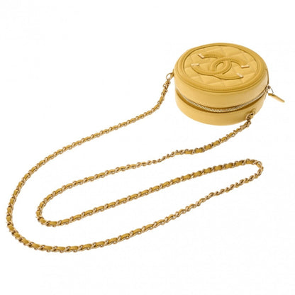 Chanel Sac Filigree en cuir caviar jaune