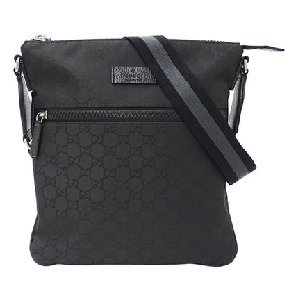 GUCCI bag men's shoulder nylon black 449184