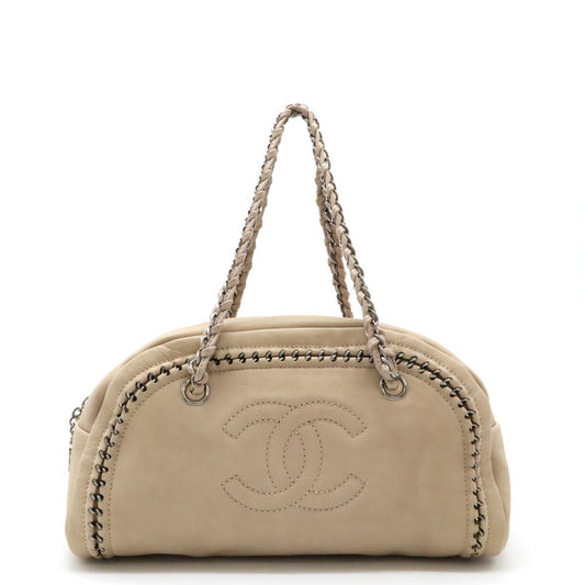 Chanel Sac Luxury Line en cuir beige
