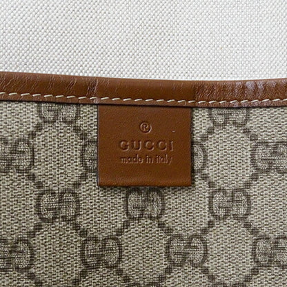 GUCCI bag ladies tote shoulder GG plus brown beige 211134