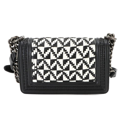 Chanel Sac Boy en cuir noir