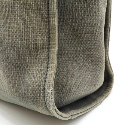 Chanel Sac Deauville en toile noir