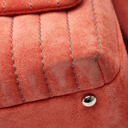 Chanel Sac Mademoiselle en daim orange