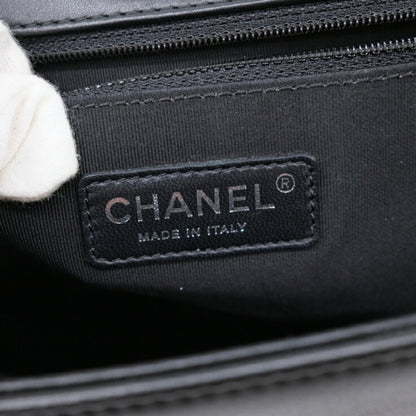 Chanel Sac Boy en cuir noir