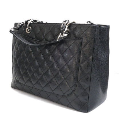 Chanel Sac GST en cuir caviar noir
