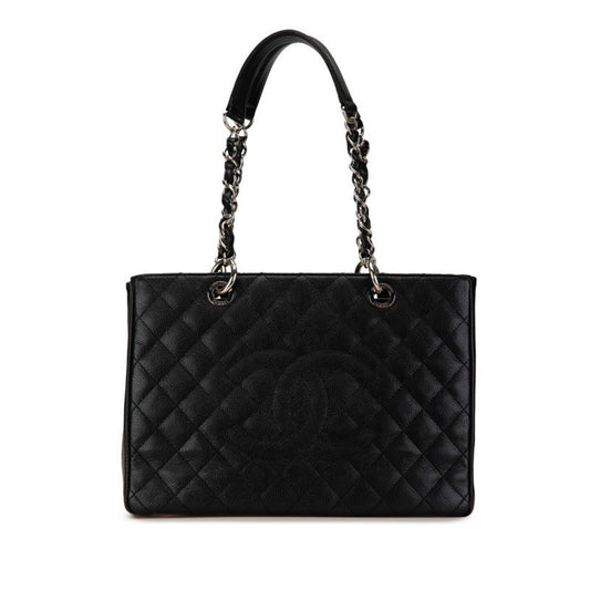 Chanel Sac GST en cuir caviar noir