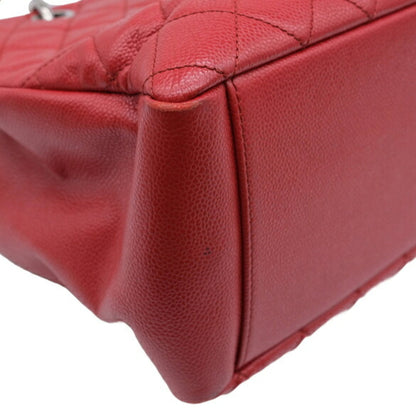 Chanel Sac GST en cuir caviar rouge