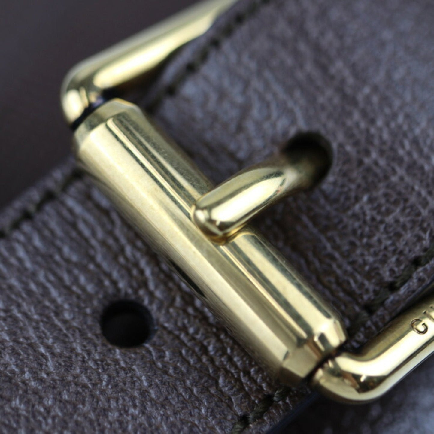 GUCCI Belt Bag 100th Anniversary Waist 602695 Calf Leather Brown Multicolor Gold Hardware Logo Body Pouch Bum