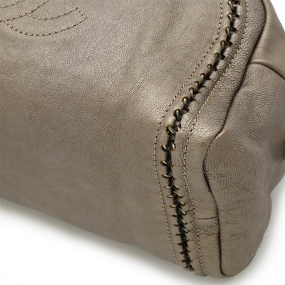 Chanel Sac Luxury Line en cuir dor
