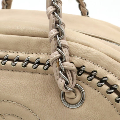 Chanel Sac Luxury Line en cuir beige