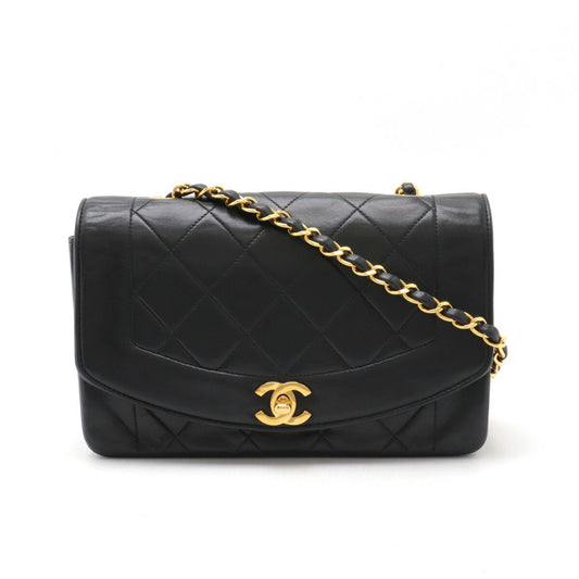 Chanel Sac Diana en cuir noir
