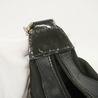 Gucci  Bamboo Shoulder Bag 000 1998 0531 Women's Nylon Shoulder Bag Black