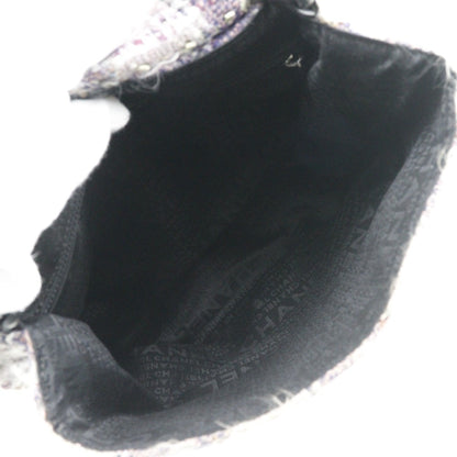 Chanel Sac Flap en tweed violet
