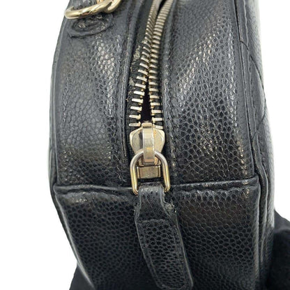 Chanel Sac Classic en cuir caviar noir