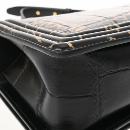 Chanel Sac Boy en cuir noir