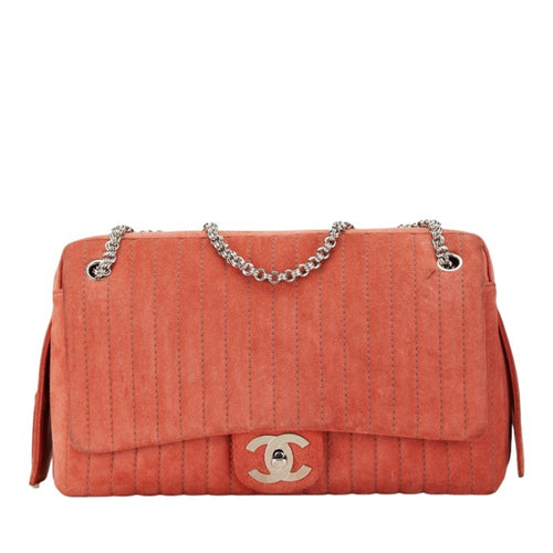 Chanel Sac Mademoiselle en daim orange