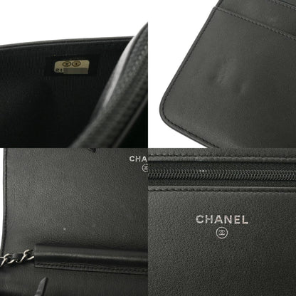 Chanel Sac Boy en cuir noir