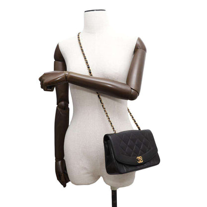 Chanel Sac Diana en cuir noir