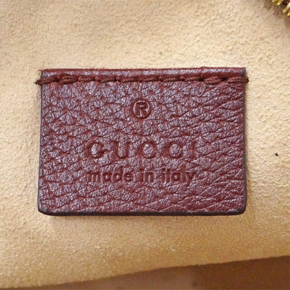 GUCCI Bag Women's Ophidia Shoulder Leather Bordeaux 550618 Chain