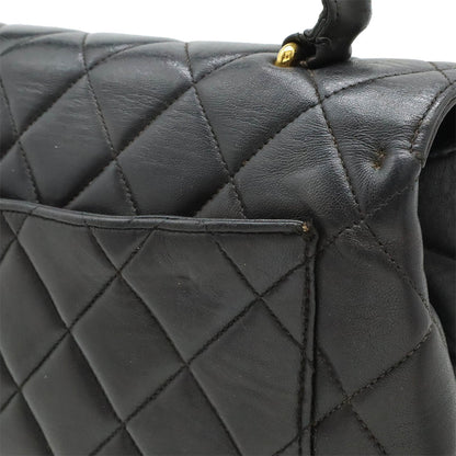 Chanel Sac Flap en cuir noir
