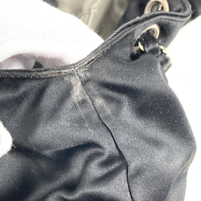 Chanel Sac Cabas en satin noir
