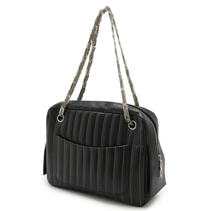 Chanel Sac Mademoiselle en cuir noir