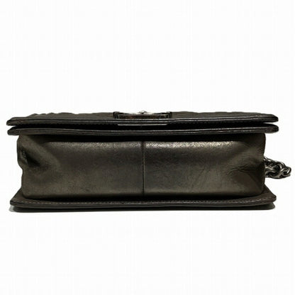 Chanel Sac Boy en cuir dor