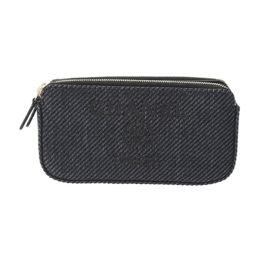 Chanel Sac Deauville en nylon noir