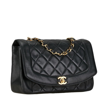 Chanel Sac Diana en cuir noir