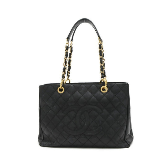 Chanel Sac GST en cuir caviar noir
