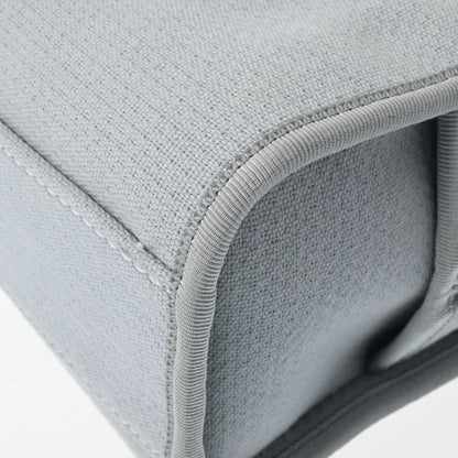 Chanel Sac Deauville en toile bleu