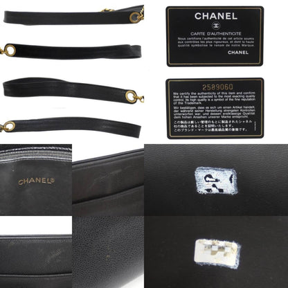 Chanel Sac Chain Tote en cuir caviar noir