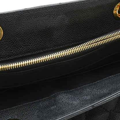 Chanel Sac GST en cuir caviar noir