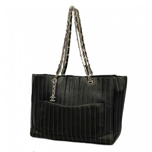 Chanel Sac Mademoiselle en cuir noir