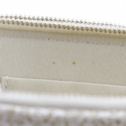 Chanel Sac Deauville en tweed blanc