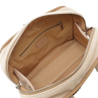 Chanel Sac Deauville en toile beige