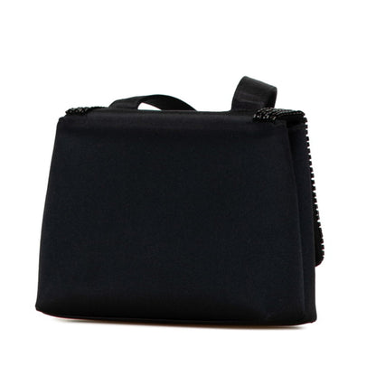 Chanel Sac Square en satin noir
