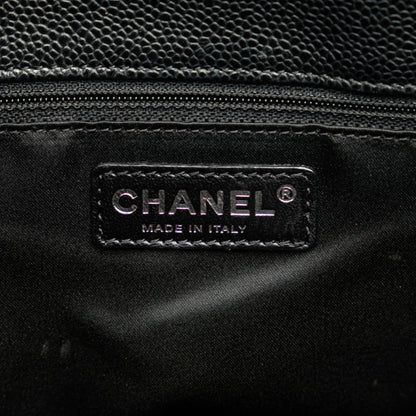 Chanel Sac GST en cuir caviar noir