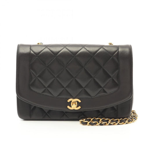 Chanel Sac Diana en cuir noir