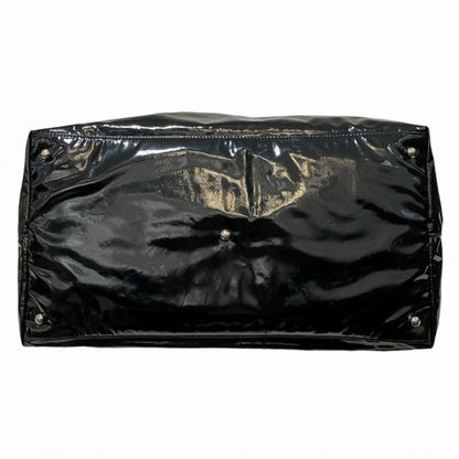 Chanel Sac La Pausa en vinyle noir
