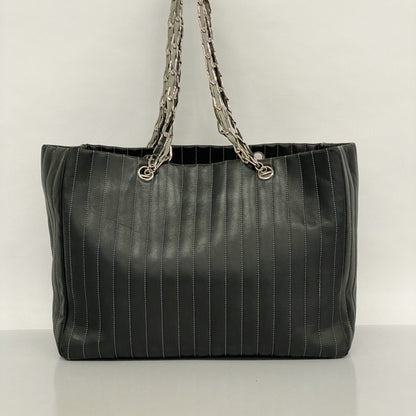 Chanel Sac Mademoiselle en cuir noir