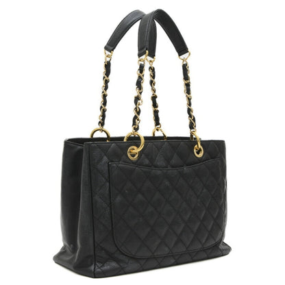 Chanel Sac GST en cuir caviar noir