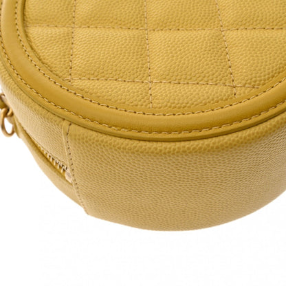 Chanel Sac Filigree en cuir caviar jaune