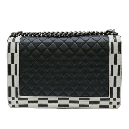 Chanel Sac Boy en cuir noir
