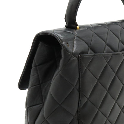 Chanel Sac Flap en cuir noir