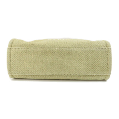 Chanel Sac Deauville en toile beige