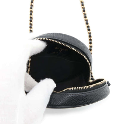 Chanel Sac Filigree en cuir caviar noir