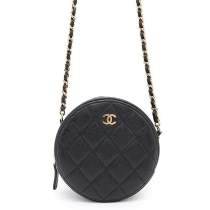 Chanel Sac Classic en cuir caviar noir