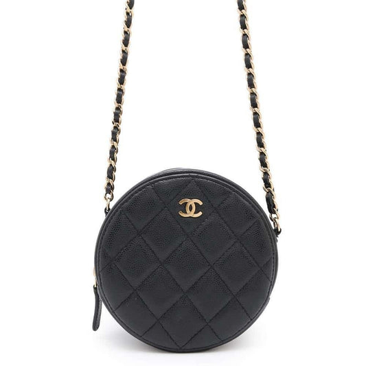 Chanel Sac Classic en cuir caviar noir