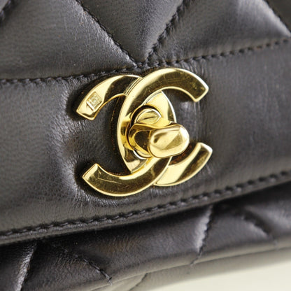 Chanel Sac Diana en cuir noir
